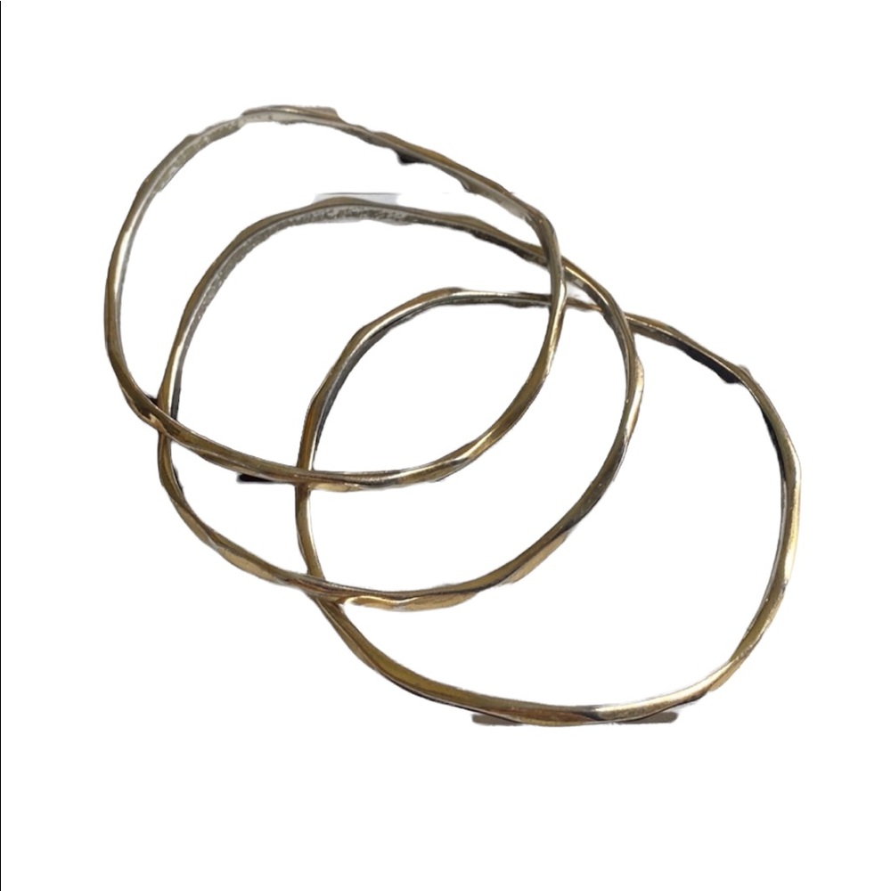 Gold Toned Bangle Bracelets